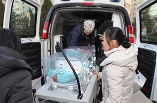 阿克陶县妇婴监护型护送